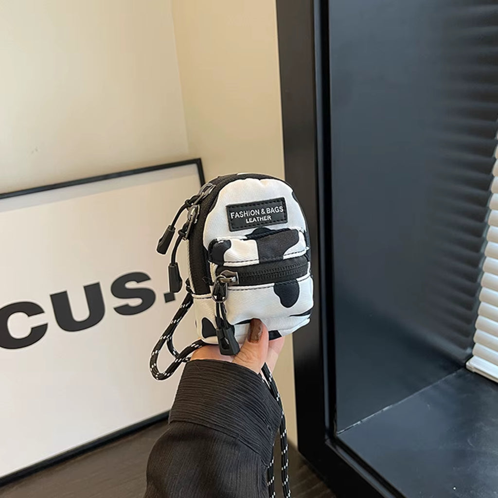 Fashionable Korean-Style Outdoor Coin Purse, Exquisite Ladies' Single-Shoulder Bag, Travel Headphones, Storage Coin Purse, 1 Set