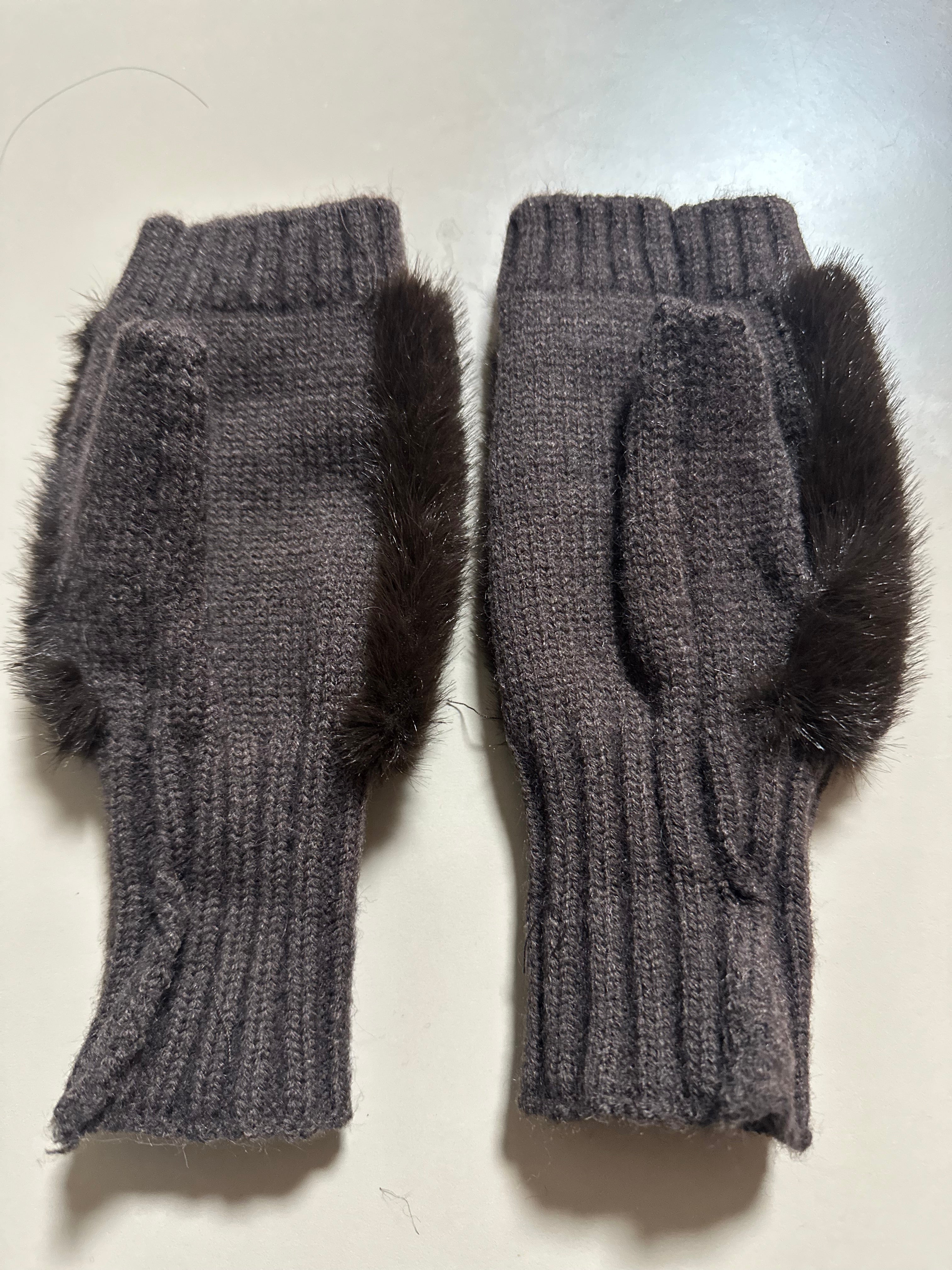 warm women's suede gloves
