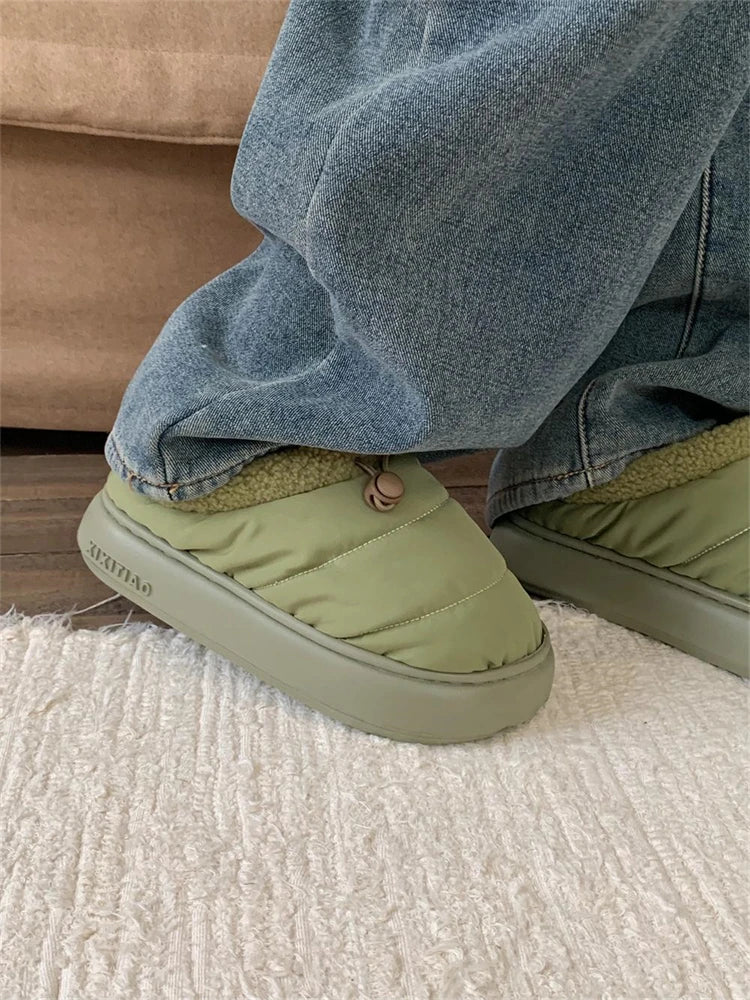 Pogeun Fashion Winter Couple Indoor Slippers