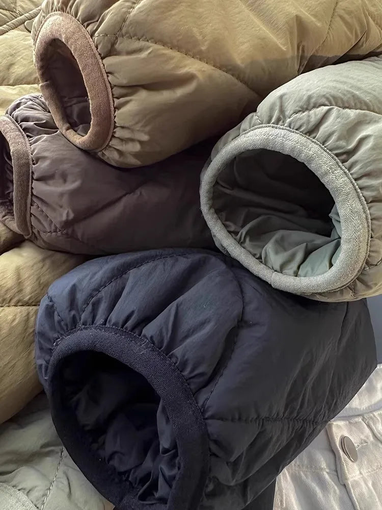 Warm cotton quilted vest