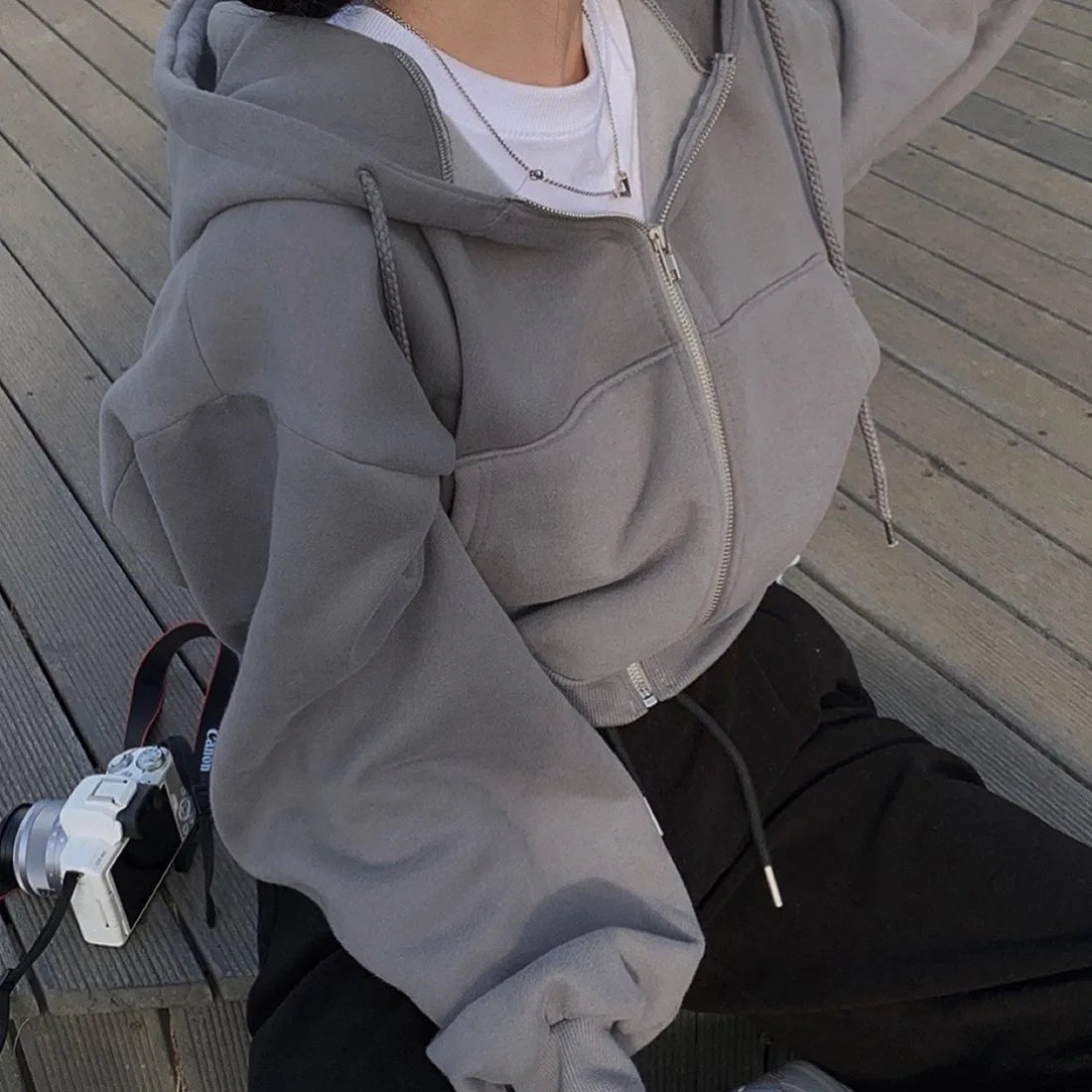 Y2K casual women‘s hoodie