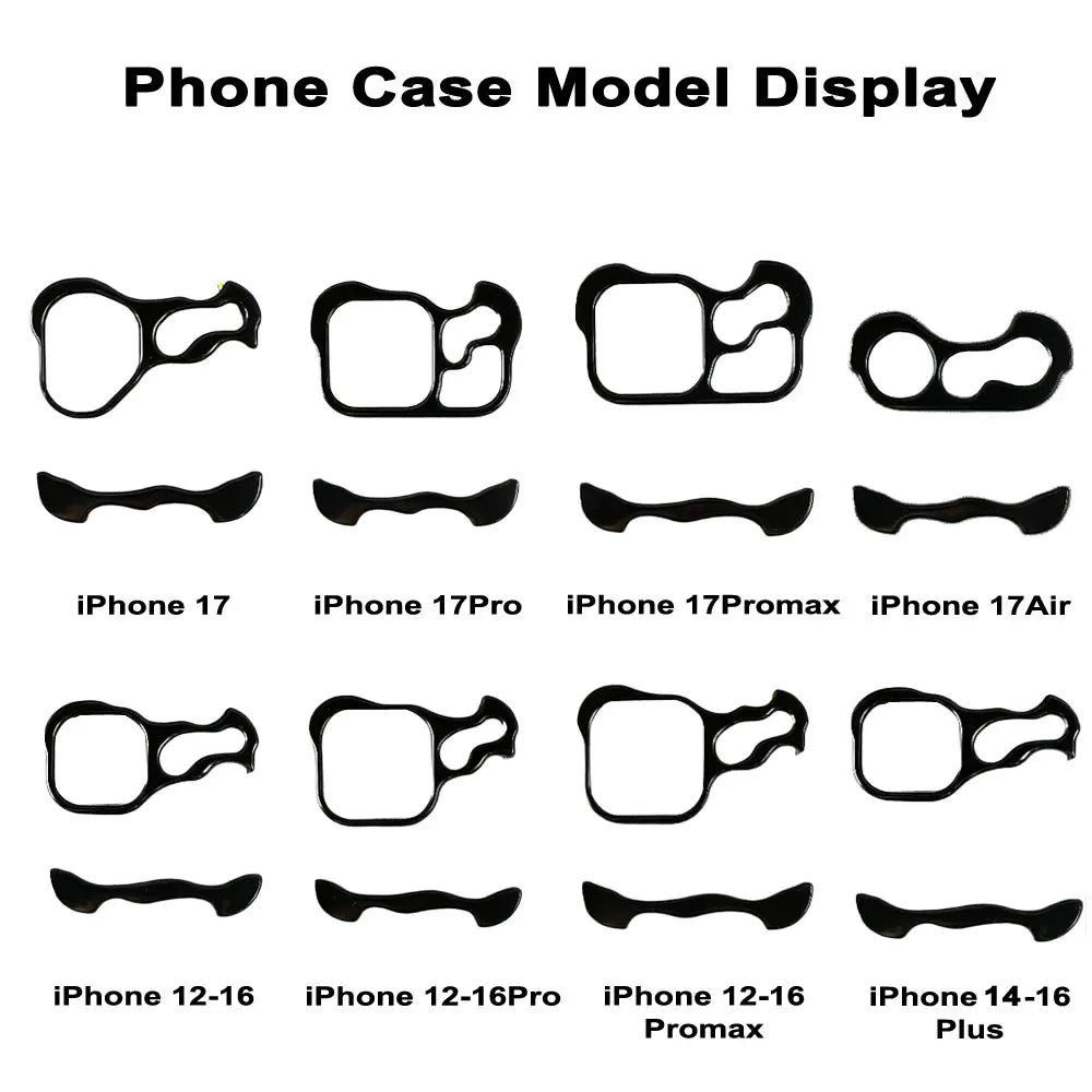 아이폰 케이스 불규칙 메탈 범퍼 에어 렌즈 필름 보호 알루미늄 베어 충격 방지 커버