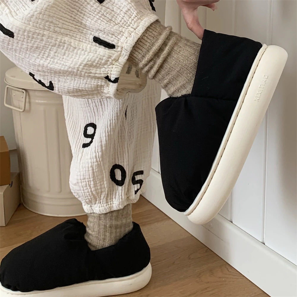 Pogeun Fashion Winter Couple Indoor Slippers
