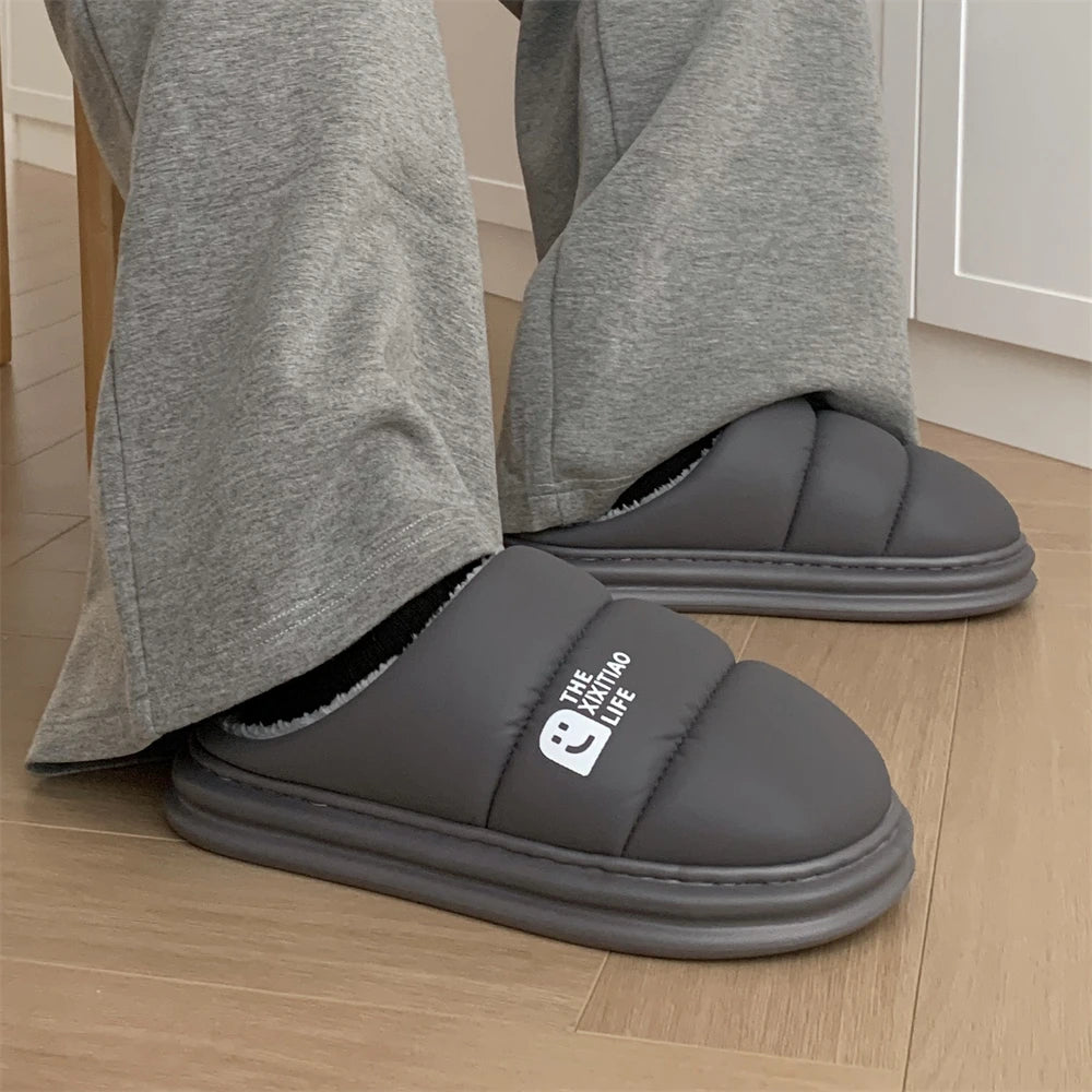 Pogeun Fashion Winter Couple Indoor Slippers