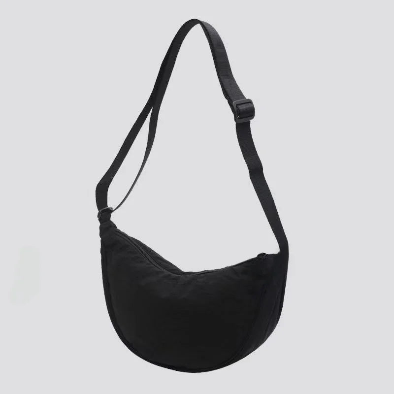 Japanese-style dumpling type light adjustable shoulder bag