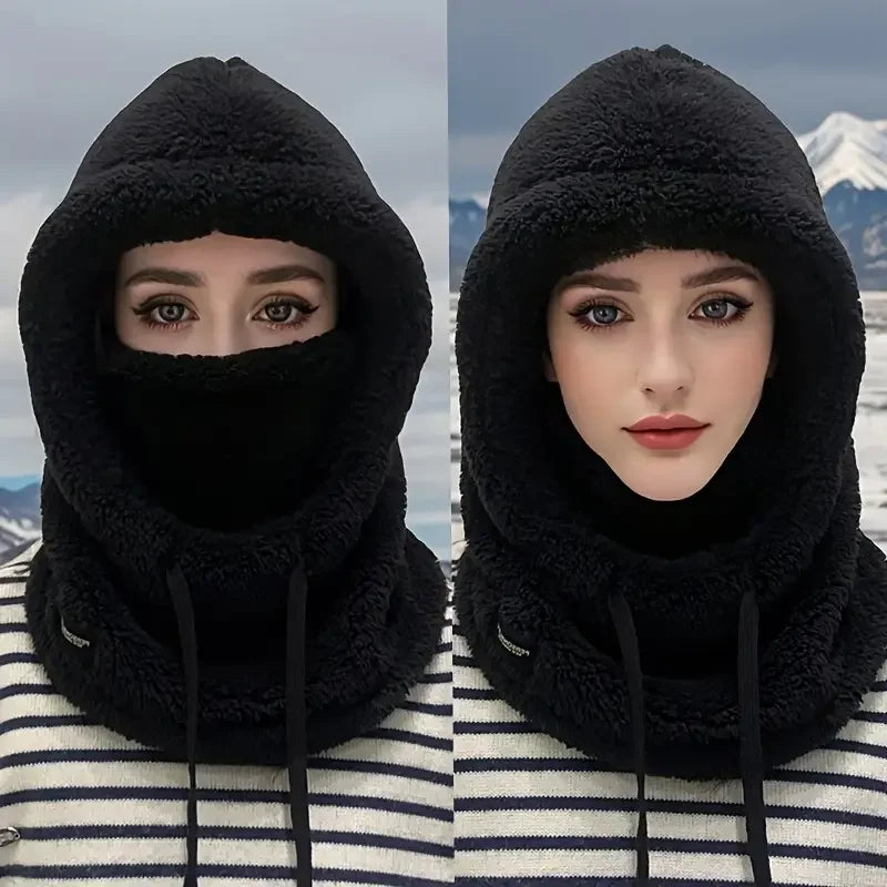 Winter windproof fleece full face mask
