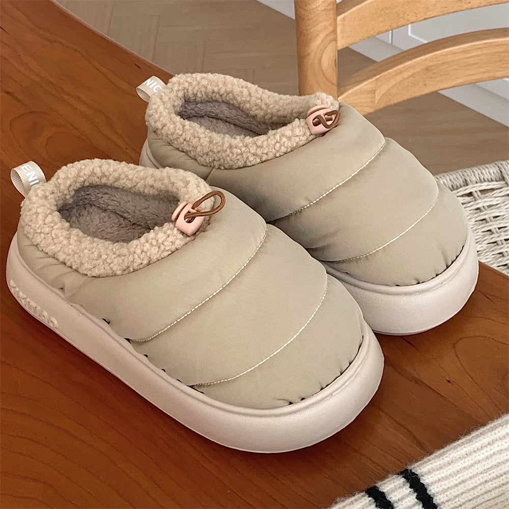 Pogeun Fashion Winter Couple Indoor Slippers