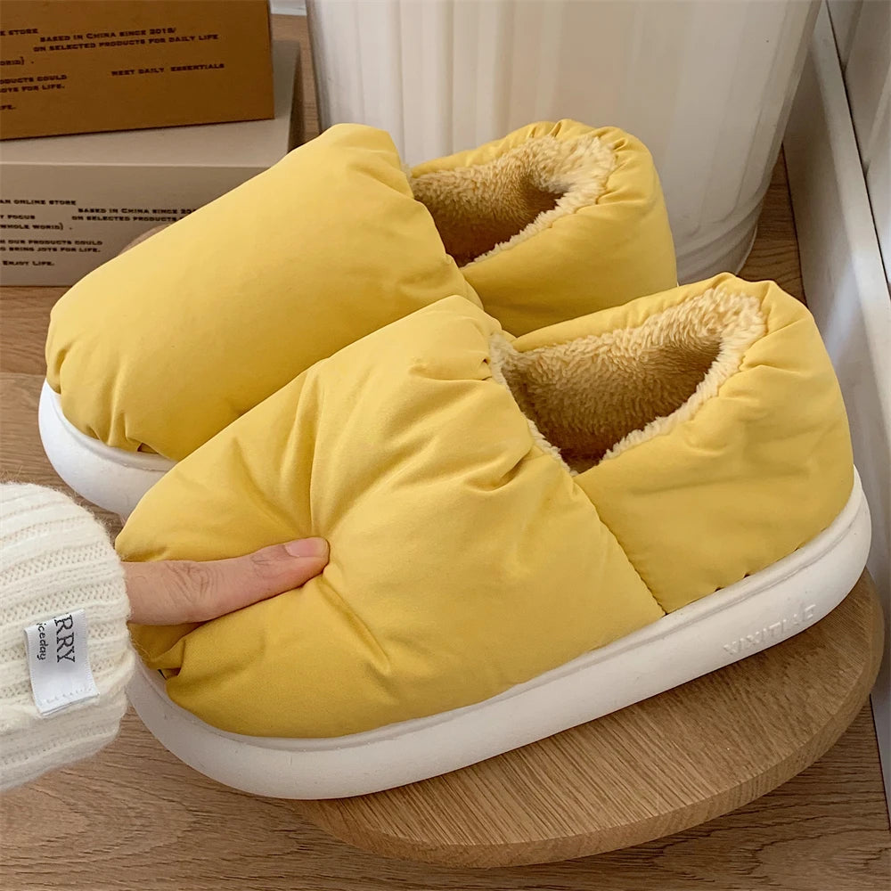 Pogeun Fashion Winter Couple Indoor Slippers