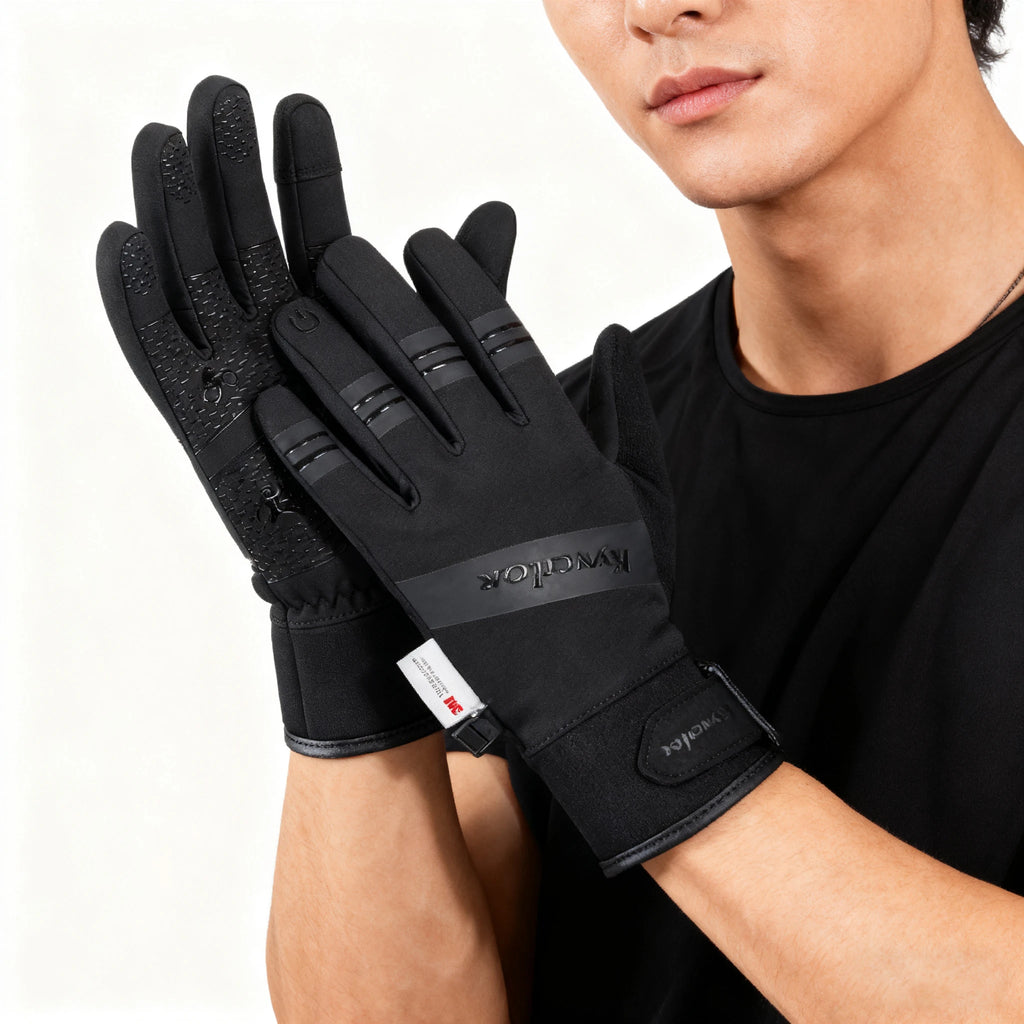 Winter warm waterproof gloves