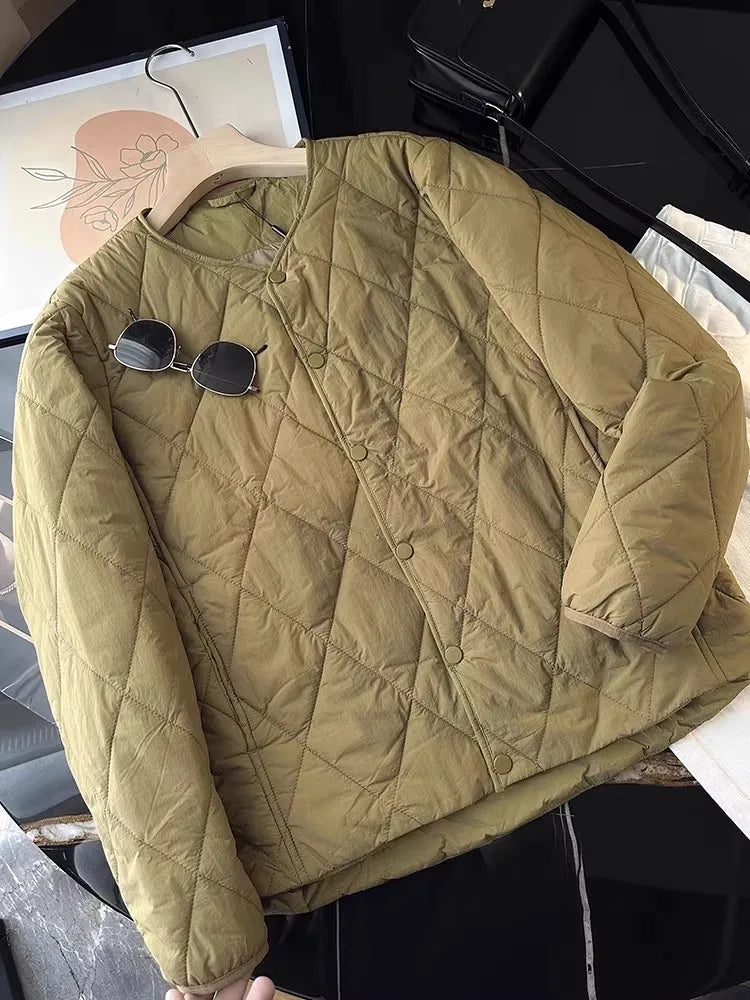 Warm cotton quilted vest