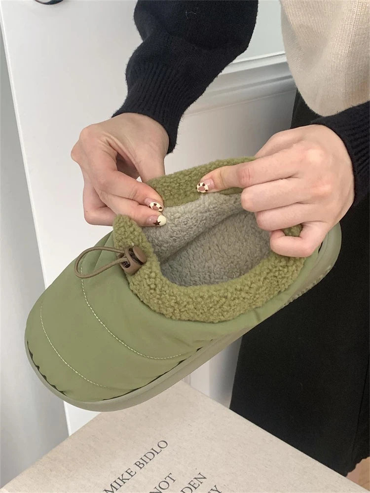 Pogeun Fashion Winter Couple Indoor Slippers