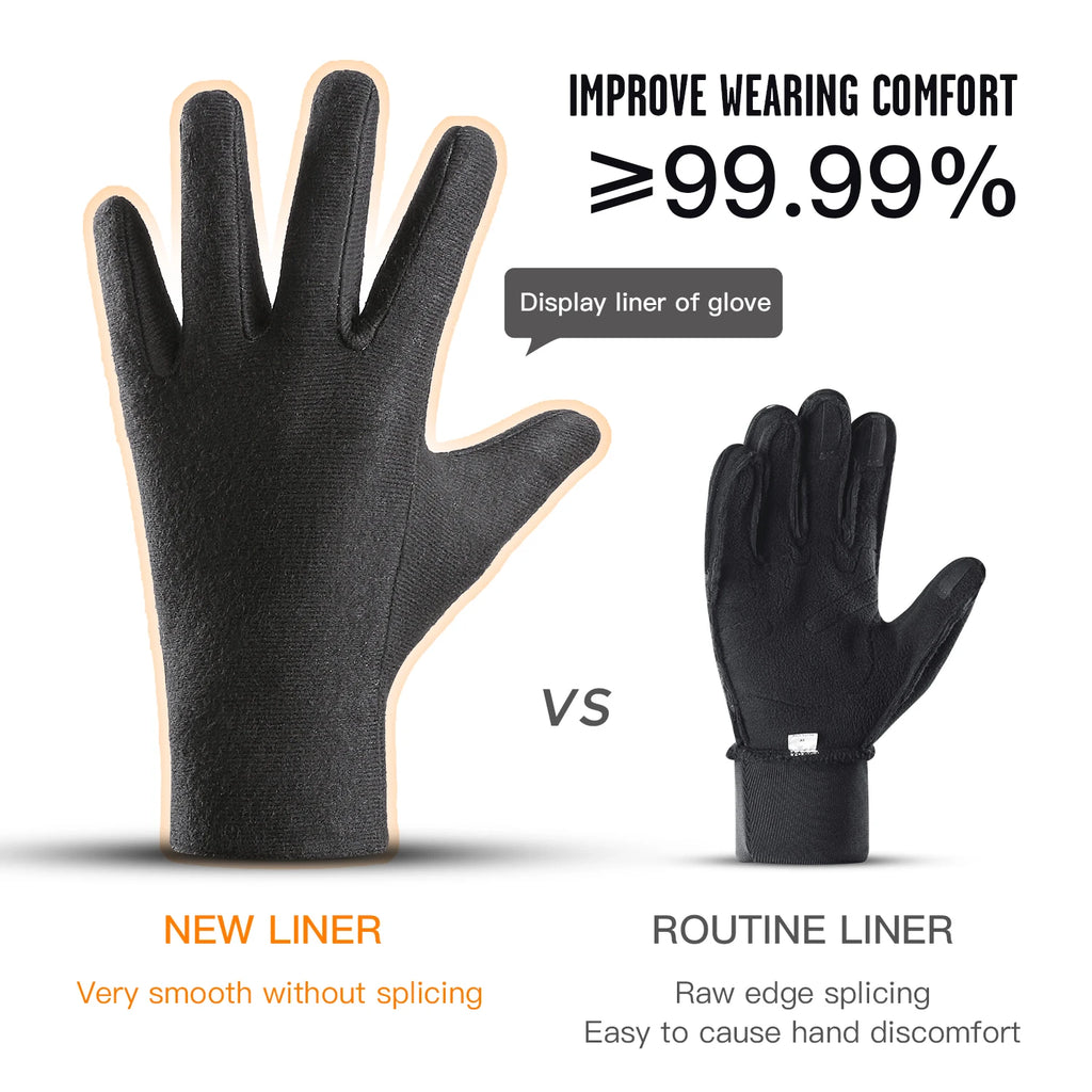Winter warm waterproof gloves