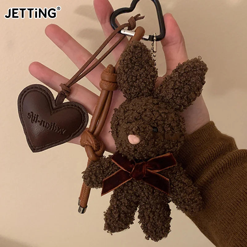 토끼 인형 Y2K 키체인 키링 백팩 펜던트