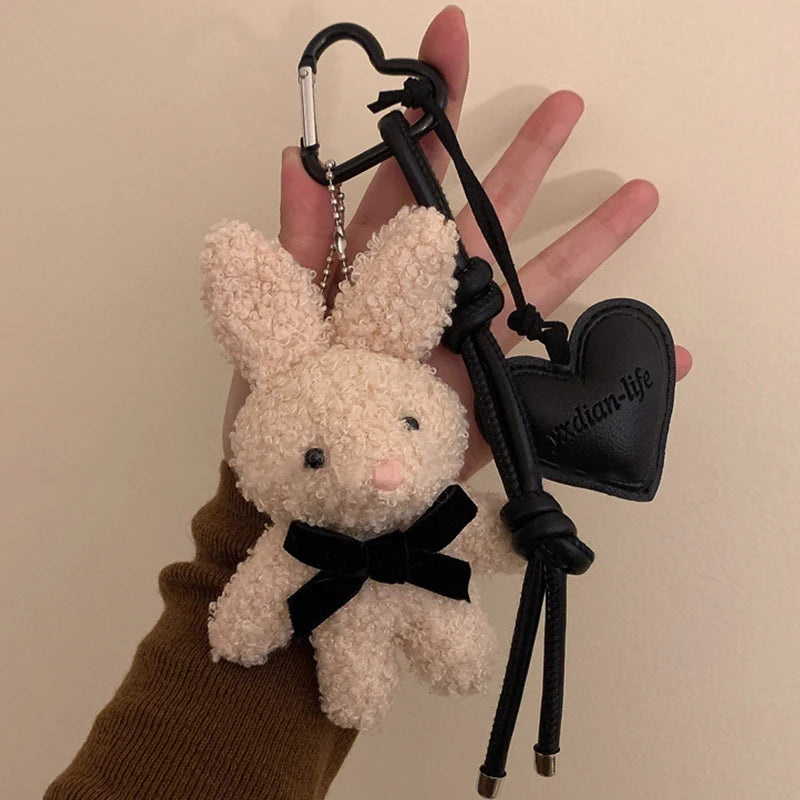 토끼 인형 Y2K 키체인 키링 백팩 펜던트