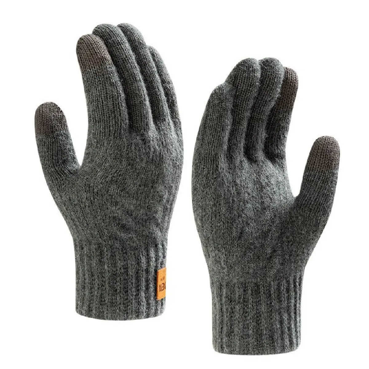 Warm wool winter touchscreen gloves