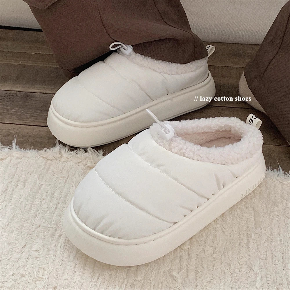 Pogeun Fashion Winter Couple Indoor Slippers