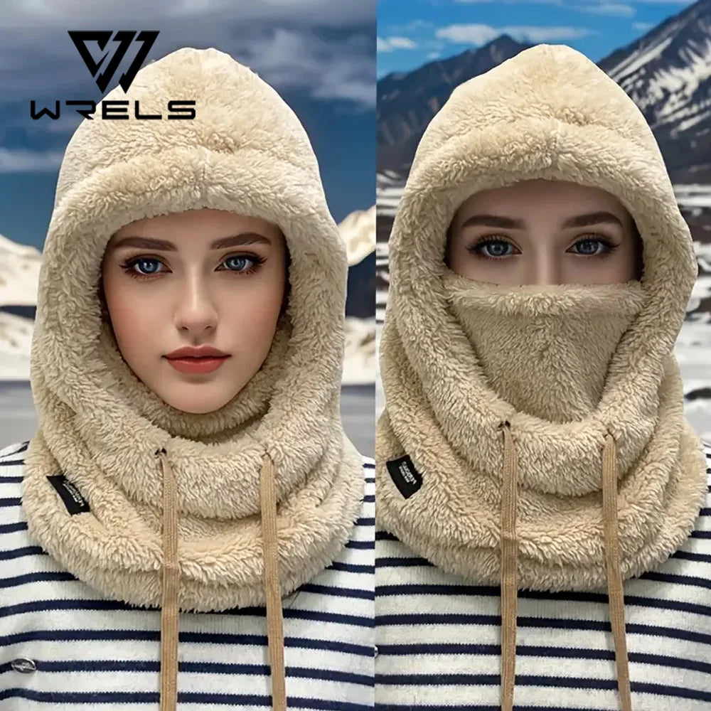 Winter windproof fleece full face mask
