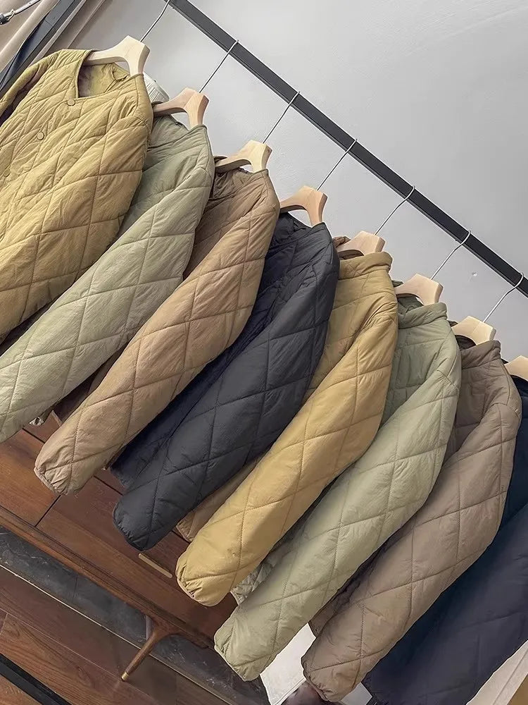 Warm cotton quilted vest