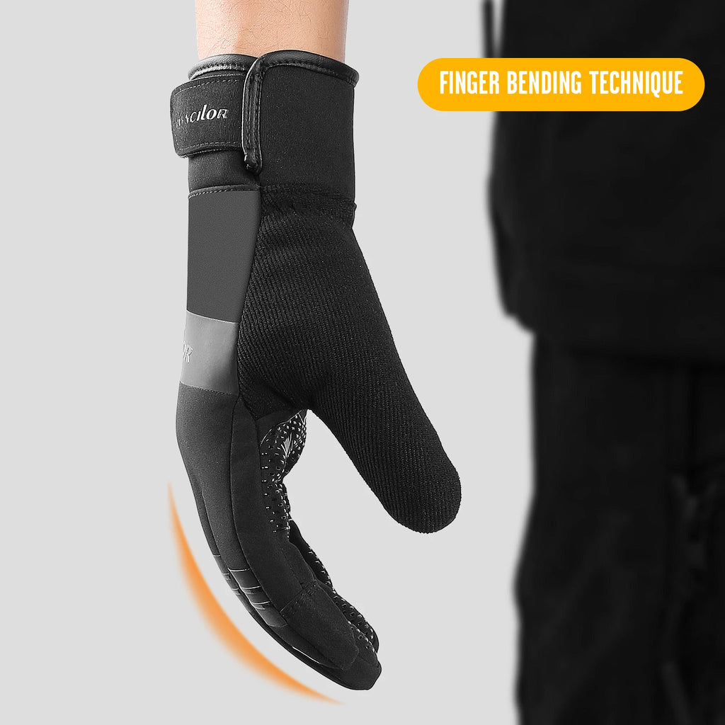 Winter warm waterproof gloves
