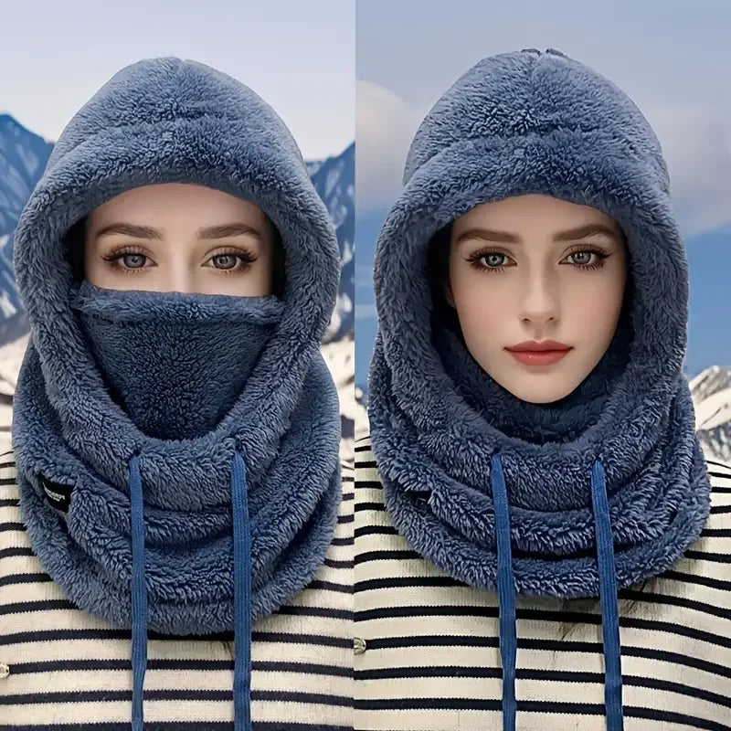 Winter windproof fleece full face mask