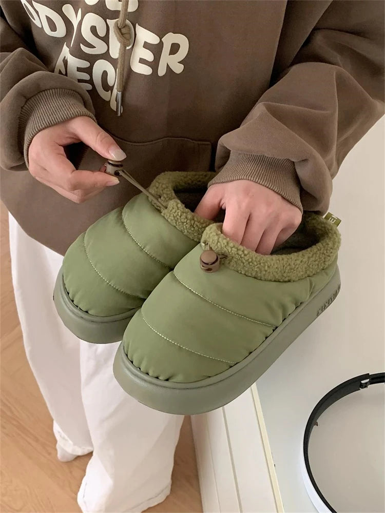 Pogeun Fashion Winter Couple Indoor Slippers