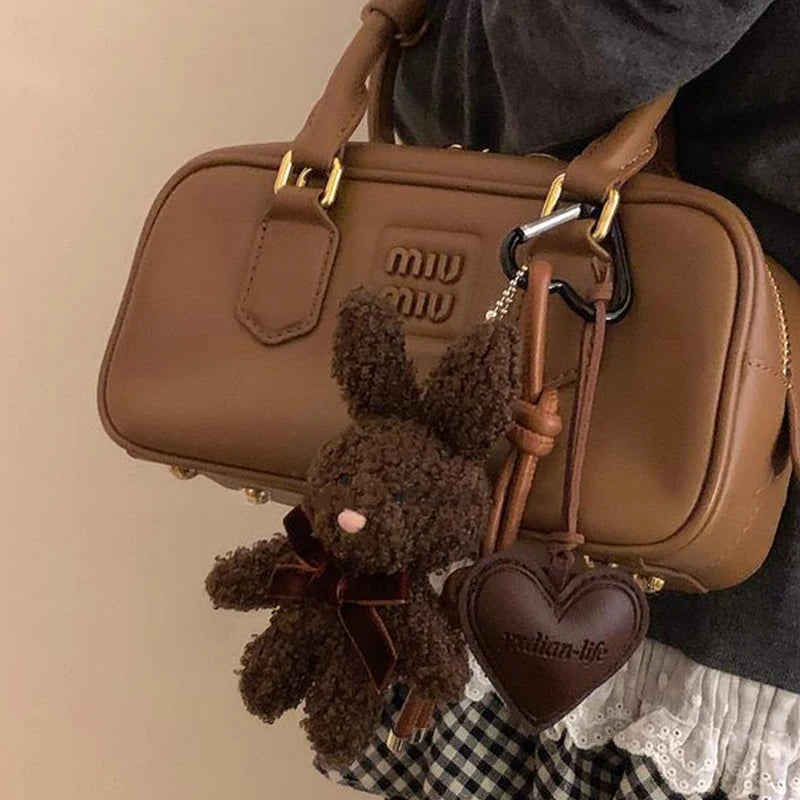 토끼 인형 Y2K 키체인 키링 백팩 펜던트