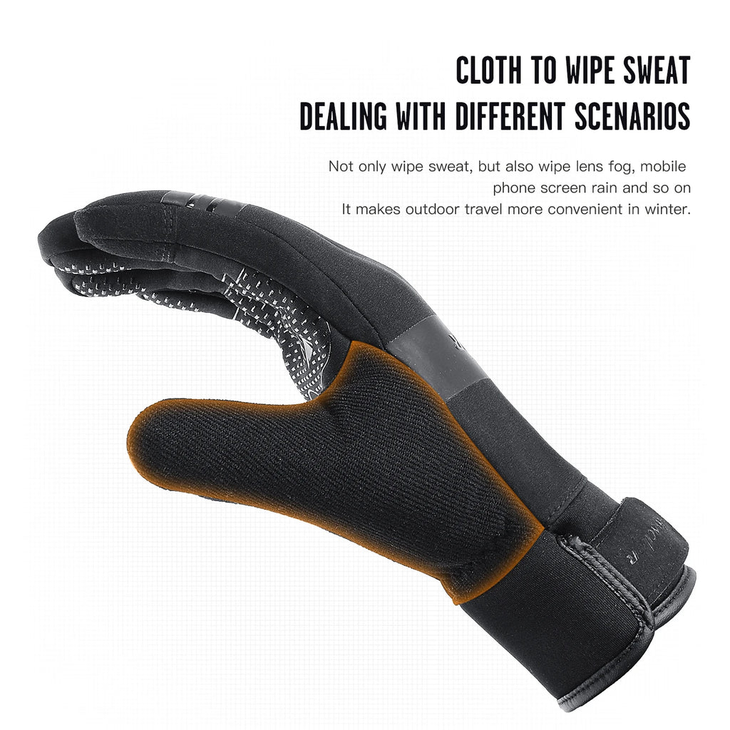 Winter warm waterproof gloves