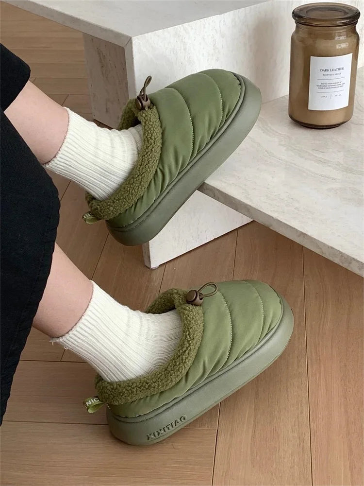 Pogeun Fashion Winter Couple Indoor Slippers