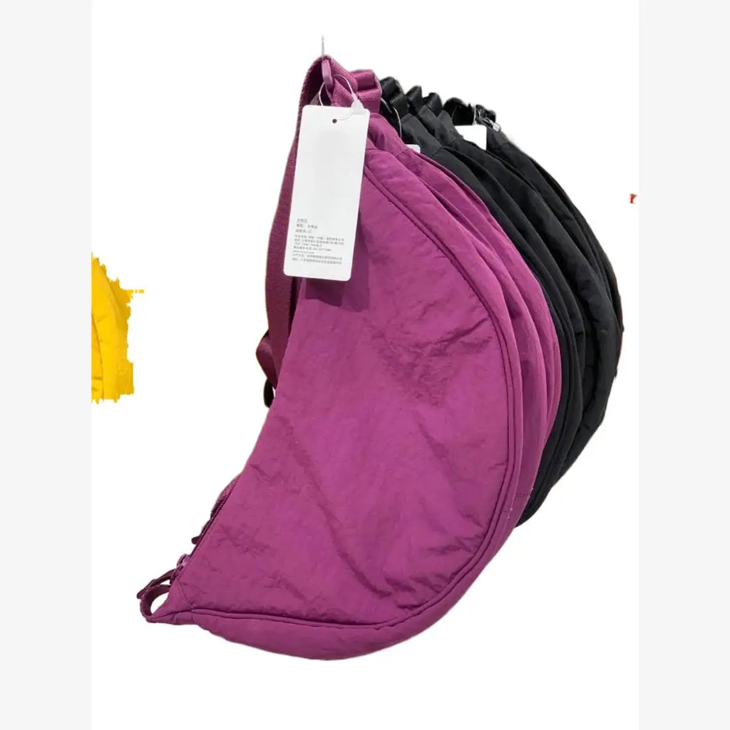 Japanese-style dumpling type light adjustable shoulder bag